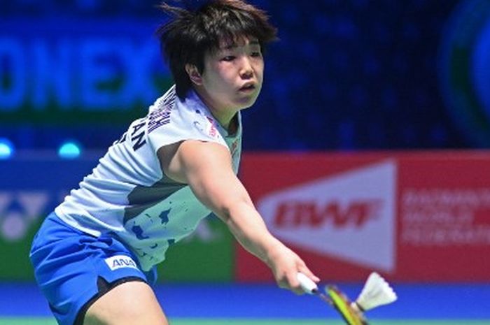 Tunggal putri Jepang, Akane Yamaguchi pada laga final All England Open 2022, Minggu (20/3/2022)
