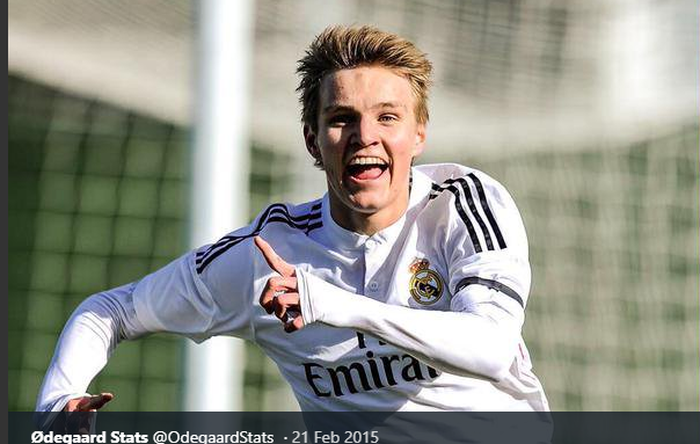 Pemain Real Madrid, Martin Odegaard.