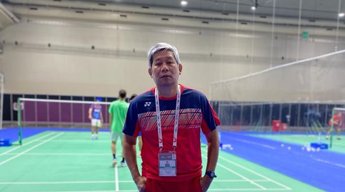Pelatih kepada bulu tangkis nomor ganda putra Indonesia, Herry Iman Pierngadi
