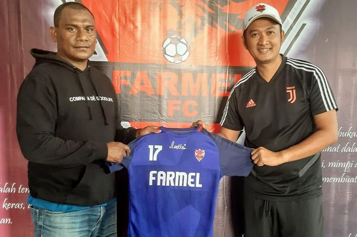 Adnan Mahing Ditunjuk Jadi Pelatih Klub Pendatang Baru Liga 3 Farmel FC.