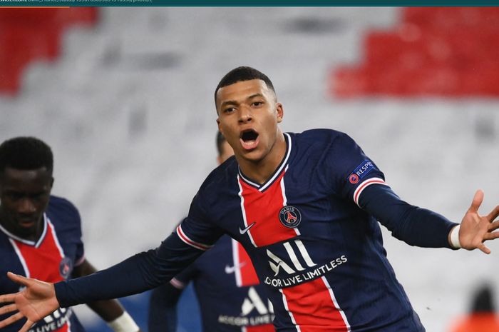 Penyerang Paris Saint-Germain (PSG), Kylian Mbappe.