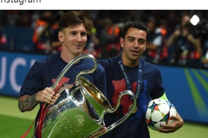 Lionel Messi samai catatan Xavi Hernandez di Barcelona.