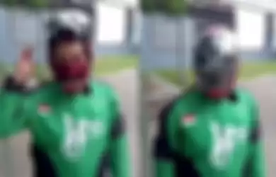 Viral Driver Ojol Gunakan Helm Iron Man, Ada Masker dan Tombol Otomatis Bukanya!