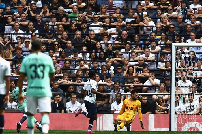 Inter Milan berhasil mengalahkan Tottenham Hotspur pada ajang International Champions Cup 2019 di Tottenham Hotspur Stadium, 4 Agustus 2019.