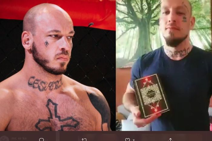 Petarung MMA Austria, Wilhelm Ott yang menjadi mualat dan memeluk agama Islam.