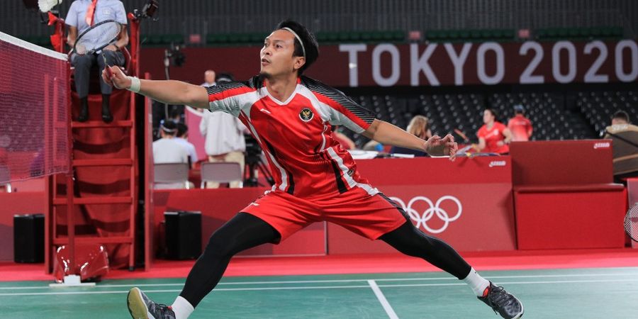 Tampil Menggila hingga Anggukan Kocak, Ahsan Bawa Timnya ke Final Liga Super Badminton China 2023