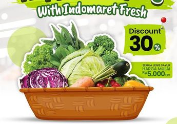 Promo Indomaret Fresh, Belanja Sayur Hemat Hingga 30% Khusus November