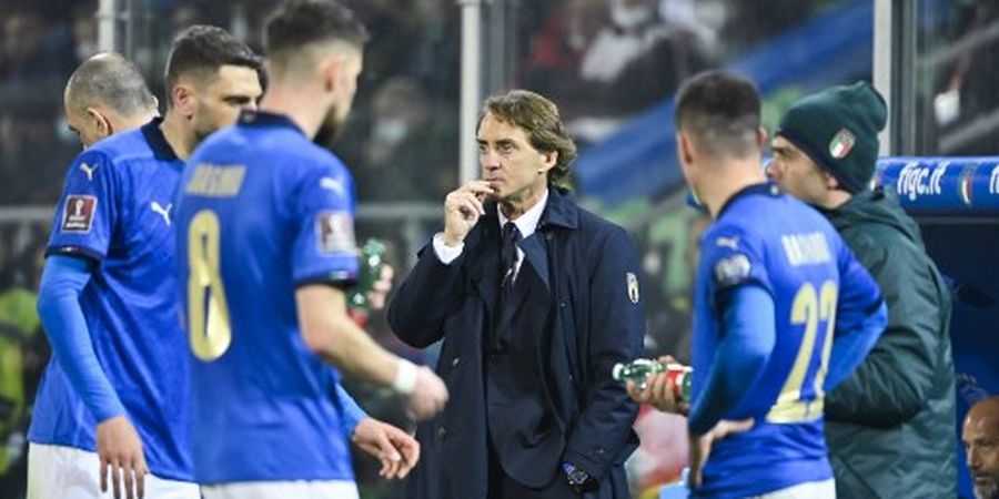 UEFA Nations League - Roberto Mancini Sebut Duel Inggris vs Italia Beda dengan Final EURO 2020