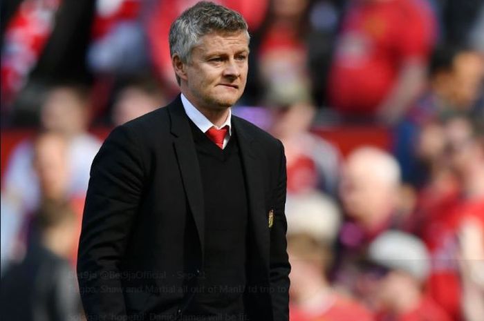 Pelatih Manchester United, Ole Gunnar Solskjaer.