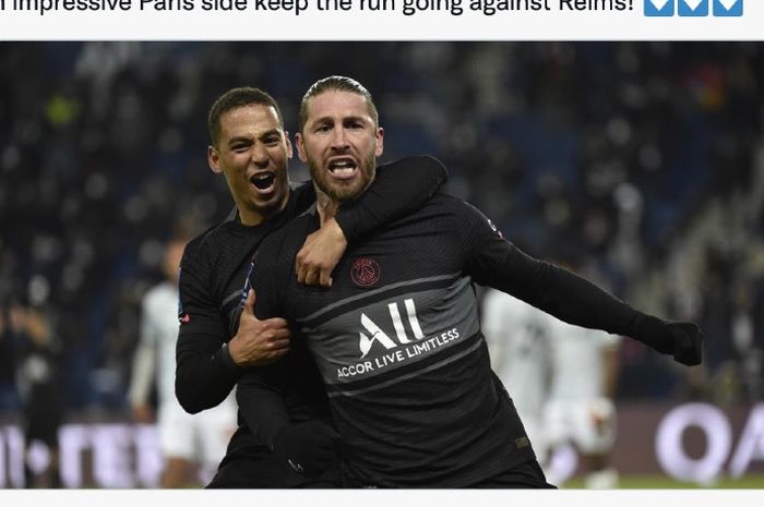 Bek Paris Saint-Germain, Sergio Ramos (kanan)