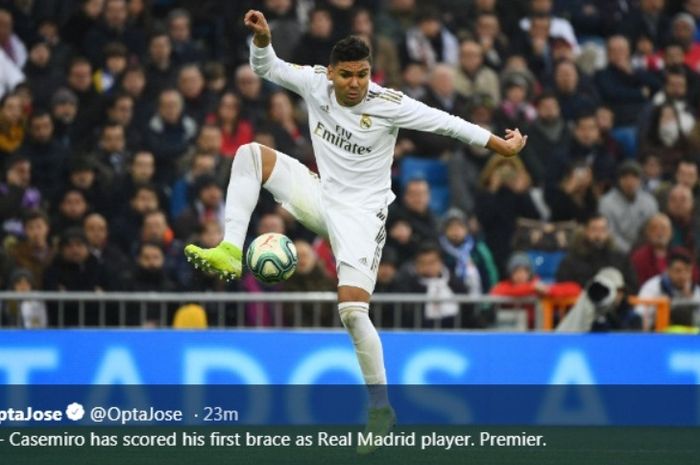 Gelandang Real Madrid, Casemiro.