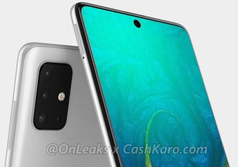 Wujud Samsung Galaxy A71 Mulai Nampak, 4 Kamera Berbentuk L Jadi Ciri Khas