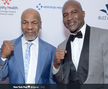 Mike Tyson dan Evander Holyfield Kompak Soal Pertandingan di Laga Amal