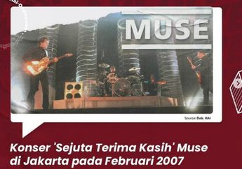 HAI Throwback: Konser 'Sejuta Terima Kasih' Muse untuk Jakarta