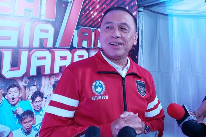 Ketua Umum PSSI, Mochamad Iriawan saat ditemui awak media di kawasan Daan Mogot, Jakarta Barat, Rabu (17/8/2022).