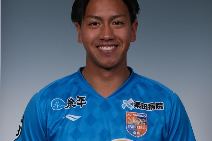 Ryu Nugraha, kiper berdarah Indonesia yang memperkuat klub Liga Jepang, AC Nagano Parceiro.