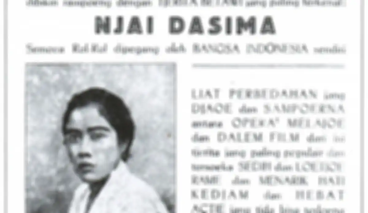 (Ilustrasi) Nyai Dasima, Gundik meneer Edward William Zaman Batavia