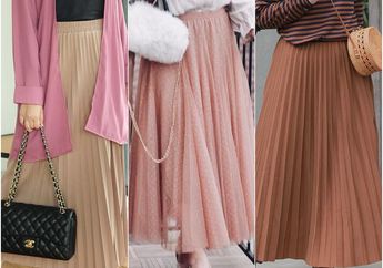 4 Model Rok Plisket Manis Buat Hijabers. Cocok Buat Buka Puasa Bersama