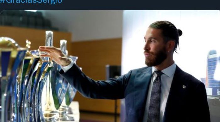 Sergio Ramos berpisah dengan Real Madrid pada Rabu (16/6/2021).