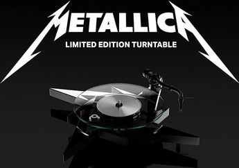 Metallica Rilis Turntable Berbentuk Logonya Sendiri, Kurang Sah Kalo Nggak Dipake Dengerin Vinyl Metal
