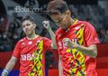 Indonesia Masters 2022 - Smash Fajar Alfian Bikin Raket Jawara Olimpiade Bengkok