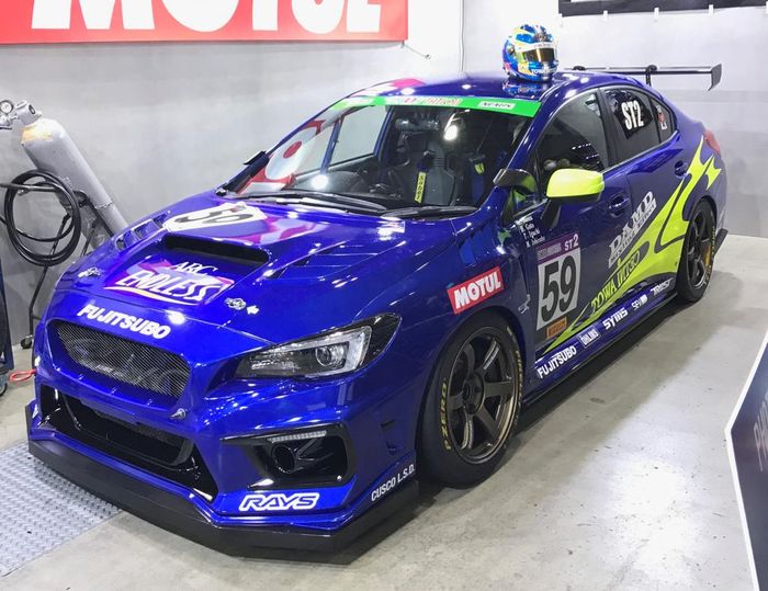 Subaru WRX garapan DAMD pakai pelek model tulang