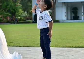 Cucu Presiden Jokowi Ini Selalu Curi Perhatian, Dari Bikin Gegeretan Annisa Pohan, Buat Penasaran Krisdayanti Hingga Rasa Penasaran Warganet. Lihat Foto-foto Polah Lucunya!
