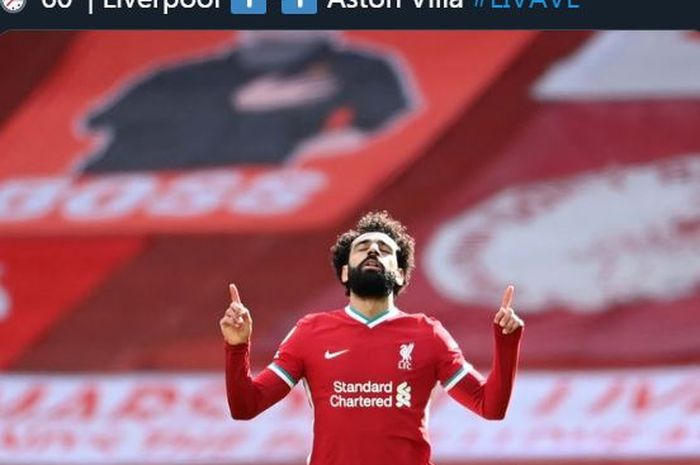 Mohamed Salah sumringah sambut bulan Ramadan.