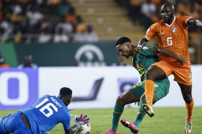 Duel Pantai Gading versus Senegal pada babak 16 besar Piala Afrika 2023.
