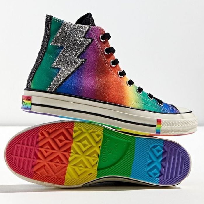 trainers with rainbow