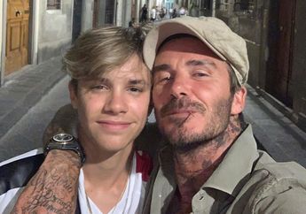 7 Pesona Putra Kedua David Beckham, Romeo Beckham. Enggak Kalah Rupawan dari Brooklyn!