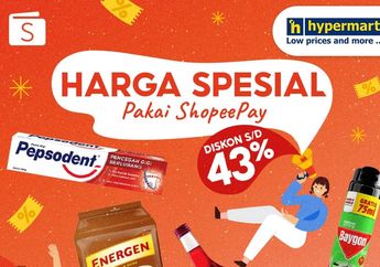 Katalog Promo Hypermart Hari Ini, Bayar Pakai Shopeepay Banyak Diskon