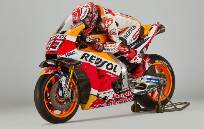 Pembalap tim Repsol Honda, Marc Marquez.