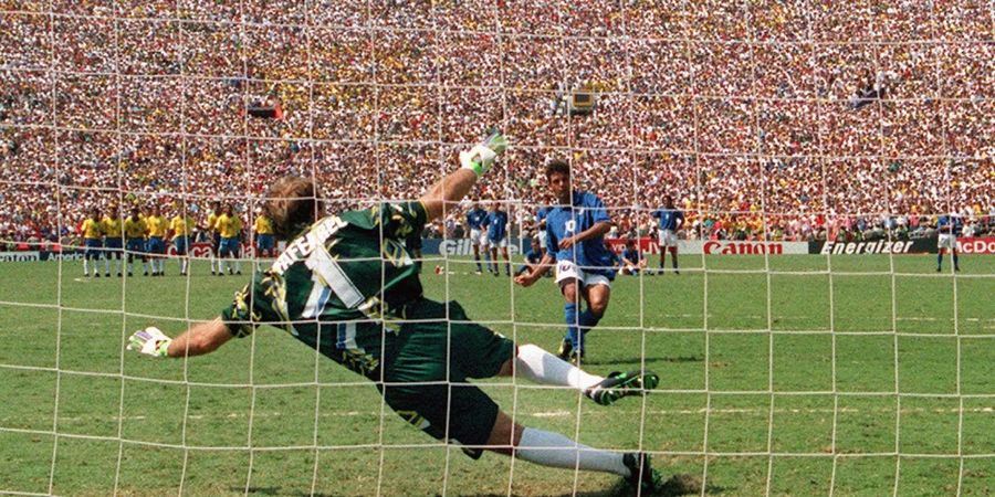 SEJARAH PIALA DUNIA - Rose Bowl Jadi Saksi Bisu Kegagalan Roberto Baggio di Piala Dunia 1994