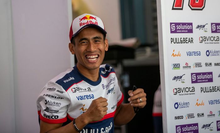 Pembalap asal Malaysia yang pernah dua musim tampil di kelas MotoGP, Hafizh Syahrin.