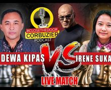 Link Live Streaming GM Irene Sukandar Vs Dewa Kipas, Duel Rp300 Juta!