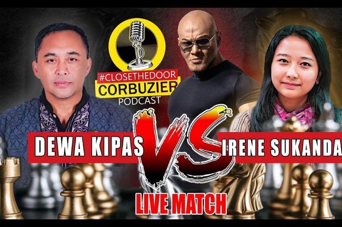 Link live streaming GM Irene Sukandar Vs Dewa Kipas, Duel Rp300 Juta!