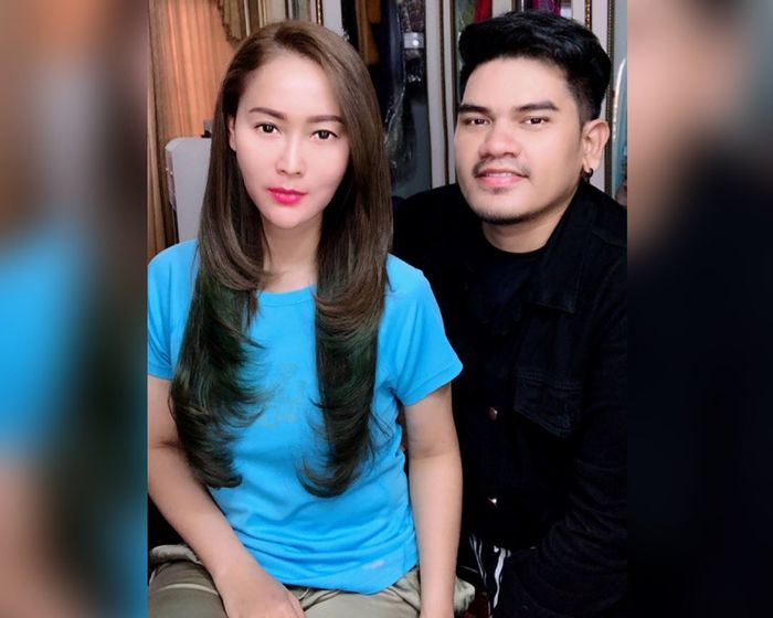 Tampilan rambut asli Inul Daratisata tanpa menggunakan wig yang banjir pujian dari para netizen
