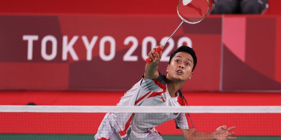 Hasil Bulu Tangkis Olimpiade Tokyo 2020 -  Via Rubber Game, Anthony Pijak Semifinal