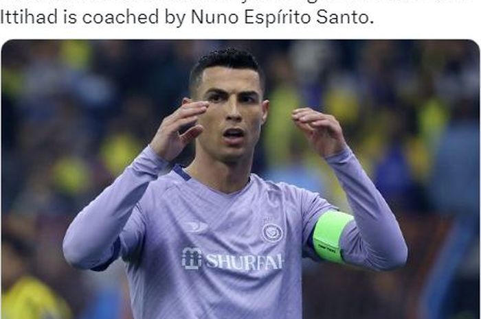 Megabintang Al Nassr, Cristiano Ronaldo, gagal menyelamatkan timnya dari kekalahan melawan Al Ittihad di semifinal Piala Super Saudi