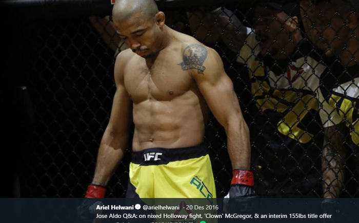 Petarung UFC asal Brasil, Jose Aldo.