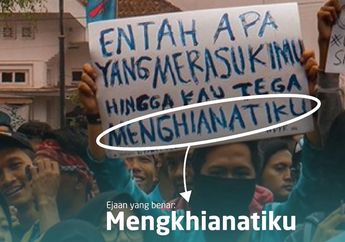 Kelewat Sellow, Kemendikbud Sempat-sempatnya Koreksi Kalimat di Poster Demonstrasi Mahasiswa yang Viral, Meski Jenaka Dianggap Tak Sesuai Ejaan Bahasa Indonesia