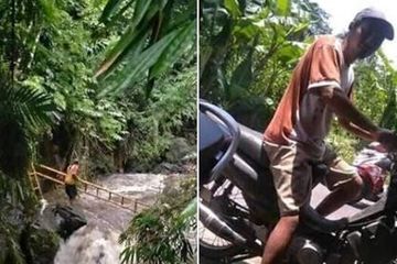 Kodir si penyelamat Puluhan Pelajar SMPN 1 Turi Sleman yang Hanyut di Sungai Sempor.