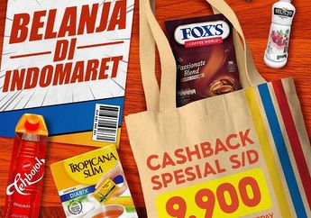 Hari Terakhir! Promo 10.10 Indomaret, Cashback Belanja Rp16 Ribu Tanpa Syarat