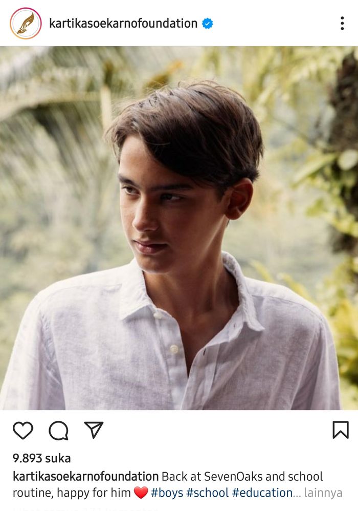 Cucu Soekarno dari Ratna Sari Dewi, Frederik Kiran Soekarno Seeger.