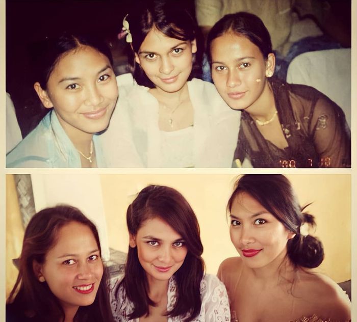 Foto lawas dan foto sekarang Luna Maya