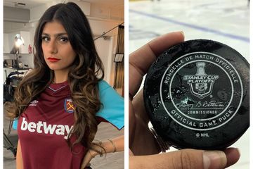 Implan Payudara Mantan Bintang Film Dewasa Mia Khalifa Pecah Terkena Bola Hoki Es, Begini Kondisinya Setelah Operasi Payudara