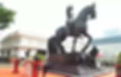 Patung Bung Karno di Lapangan Bela Negara Kementrian Pertahanan RI diresmikan pada Minggu, (6/6/2021)
