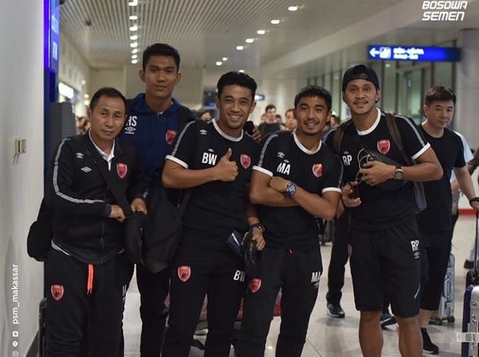 Para pemain PSM Makassar telah tiba di Vietnam untuk menjalani laga kontra Becamex Binh Duong pada leg pertama semifinal Zona ASEAN Piala AFC 2019.