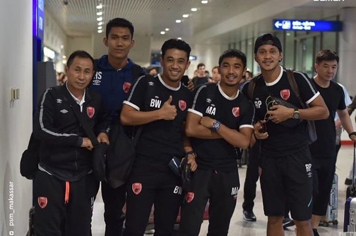 Para pemain PSM Makassar telah tiba di Vietnam untuk menjalani laga kontra Becamex Binh Duong pada leg pertama semifinal Zona ASEAN Piala AFC 2019.